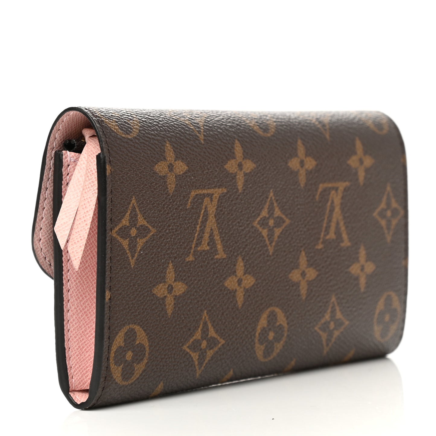 Monogram Emilie Wallet Rose Ballerine