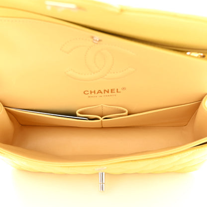 Chanel Caviar Quilted Small Double Flap Yellow 5 of 11