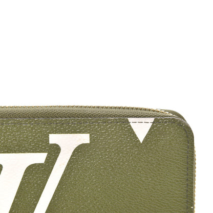 Louis Vuitton Monogram Giant Zippy Wallet Kaki White 8 of 9