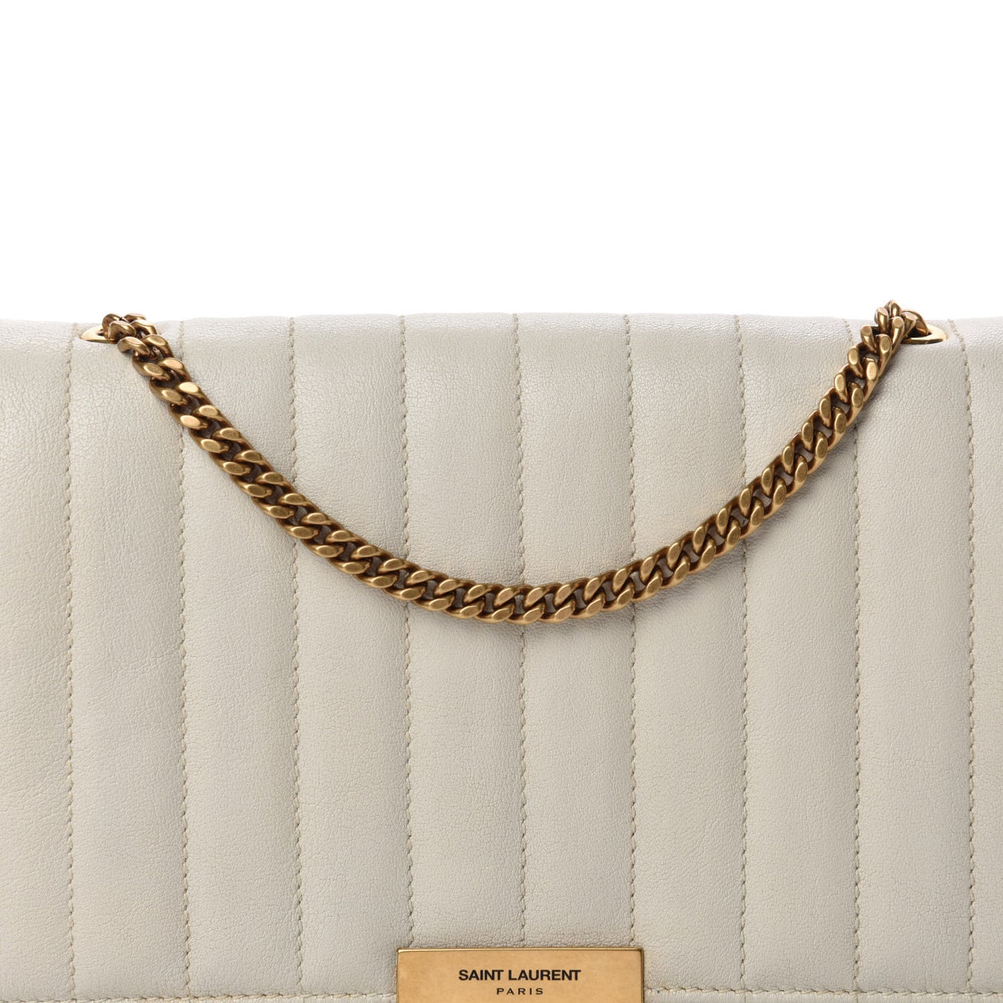 Lambskin Matelasse Amalia Chain Shoulder Bag Creama Soft
