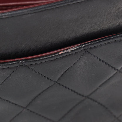Chanel Lambskin Quilted Medium Double Flap Black 11 of 20