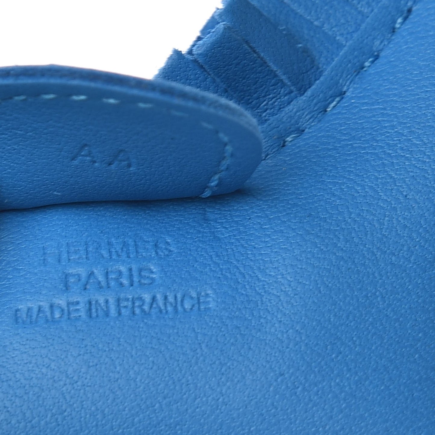 Milo Lambskin Grigri Rodeo Horse Bag Charm PM Bleu Zanzibar