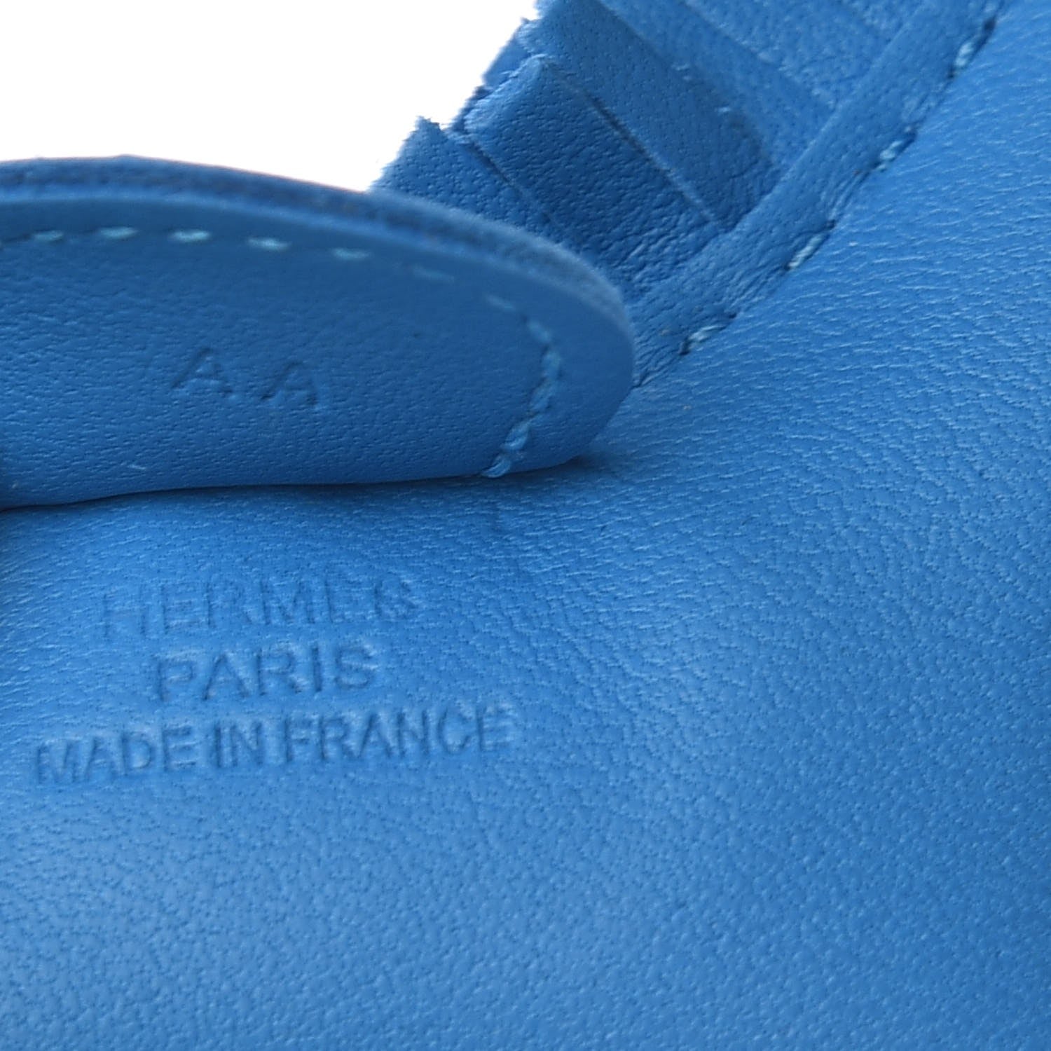 Hermes Milo Lambskin Grigri Rodeo Horse Bag Charm PM Bleu Zanzibar 4 of 5