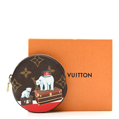 Louis Vuitton Monogram 2017 Christmas Animation Round Coin Purse 6 of 6