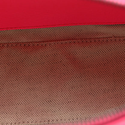 Gucci GG Supreme Monogram Textured Dollar Calfskin Web Ophidia Small Crossbody Bag Beige Ebony Fuchsia 5 of 10