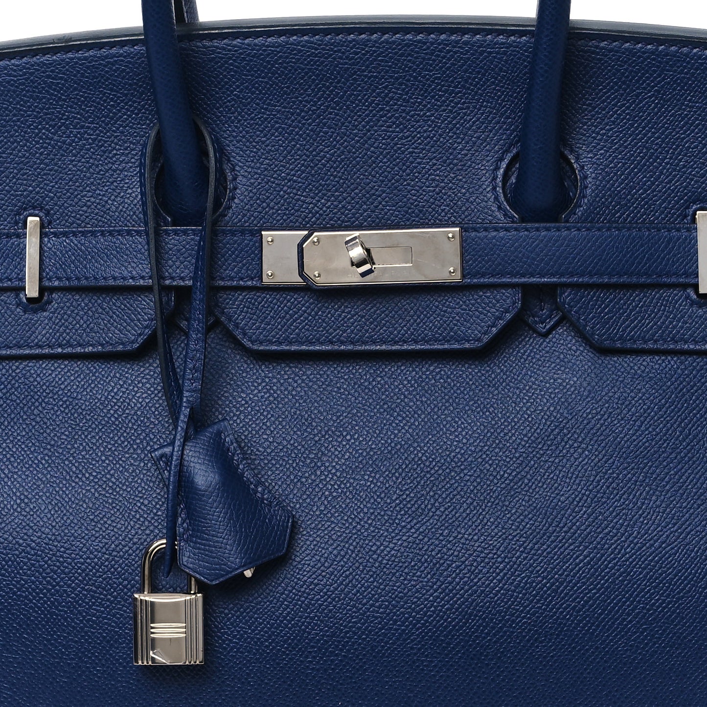 Epsom Birkin 35 Bleu Saphir