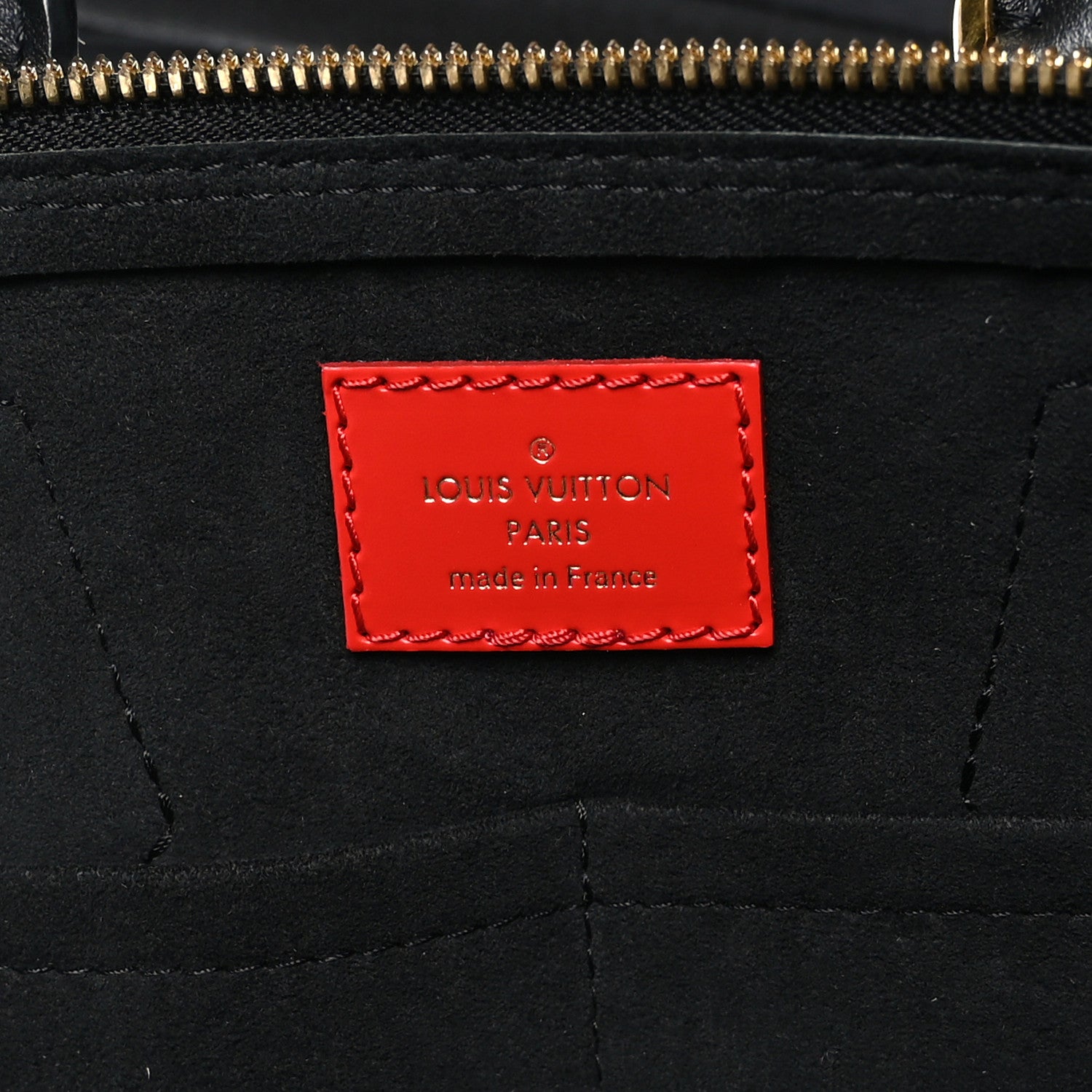 Louis Vuitton Empreinte Monogram Giant Crafty Alma PM Black Creme 6 of 8