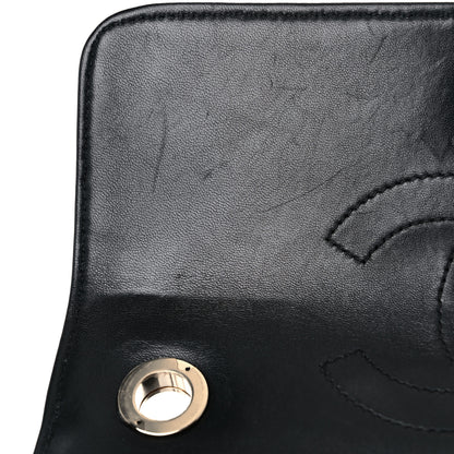 Chanel Lambskin Chevron Quilted Small Trendy CC Dual Handle Flap Bag Black 11 of 14