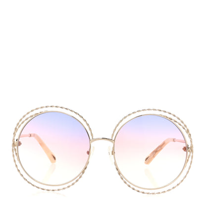 Chloe Oversized Round Carlina Oversized Round Sunglasses CE114ST Rainbow 2 of 6