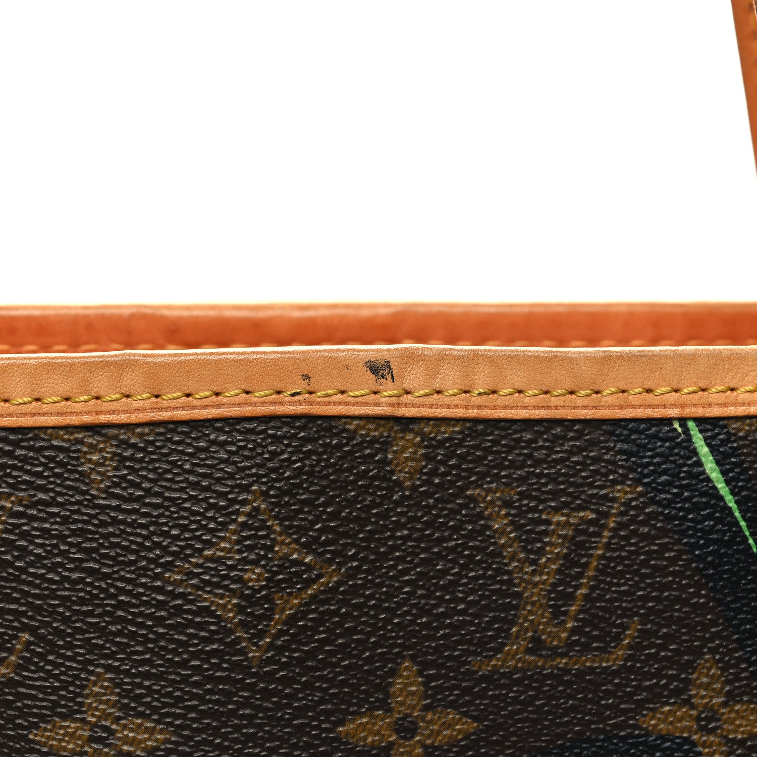 Louis Vuitton Monogram Roses Neverfull MM 12 of 12