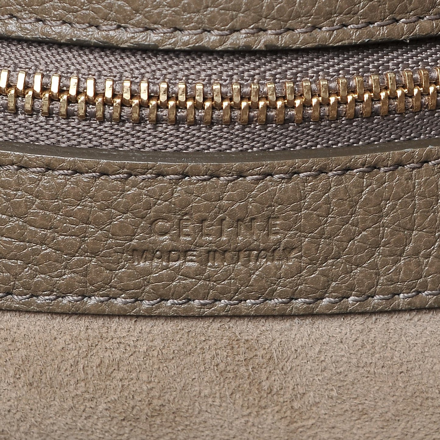 Soft Grained Calfskin Small Belt Cabas Phantom Taupe