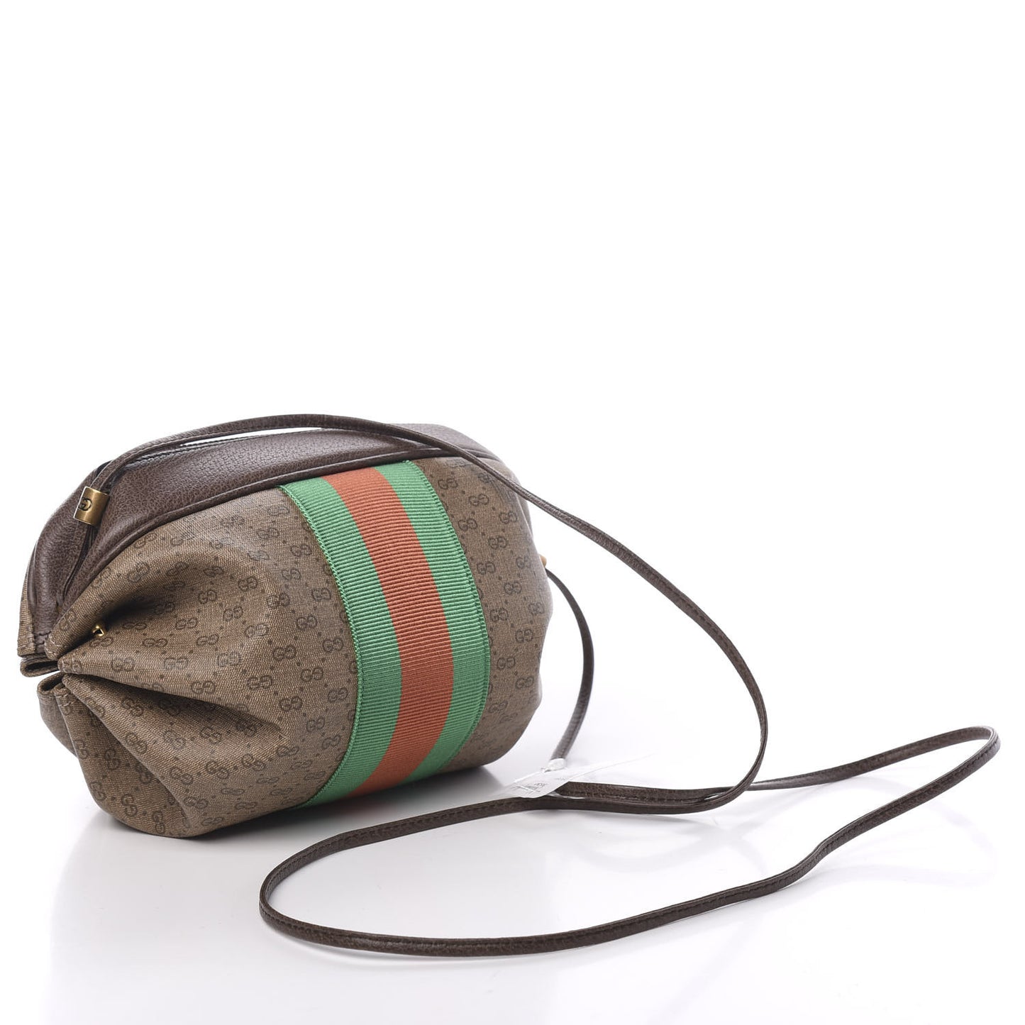 Mini Vintage GG Supreme Monogram Web Butterfly New Candy Crossbody Beige New Acero