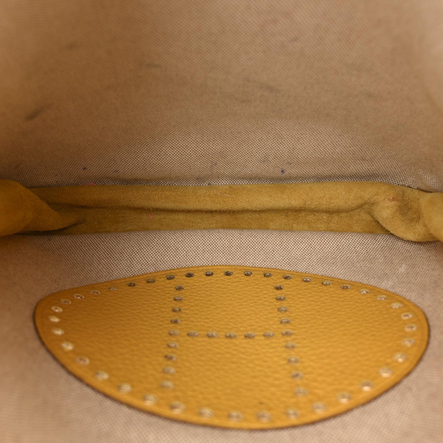 Hermes Toile Taurillon Clemence Evelyne III GM Jaune 5 of 14