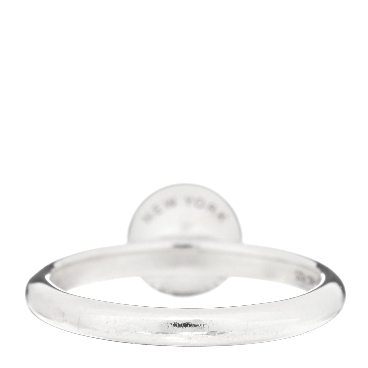 Tiffany Sterling Silver 8mm Hardwear Ball Ring 52 6 1 of 4