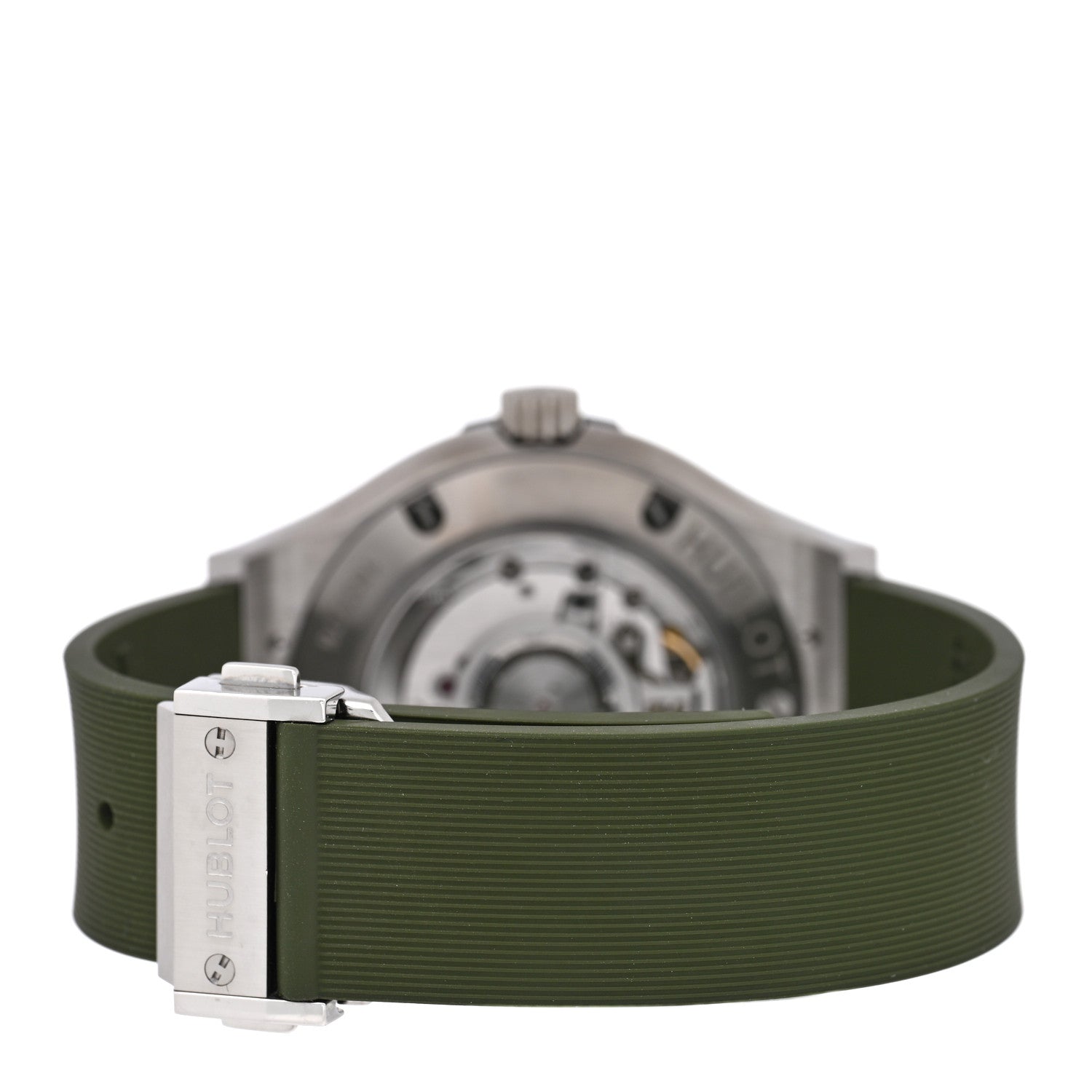 Hublot Titanium Rubber 38mm Classic Fusion Automatic Watch Green 565.NX.8970.RX 3 of 4