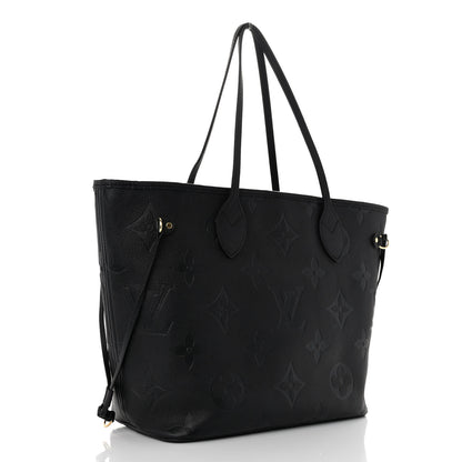 Louis Vuitton Empreinte Monogram Giant Neverfull MM Black 4 of 10