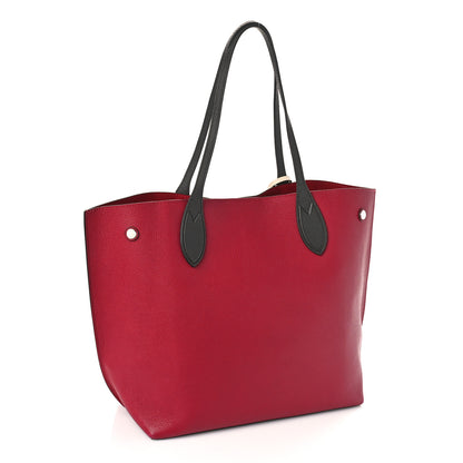 Louis Vuitton Calfskin Lockme Go Tote Lie De Vin Etain 3 of 8