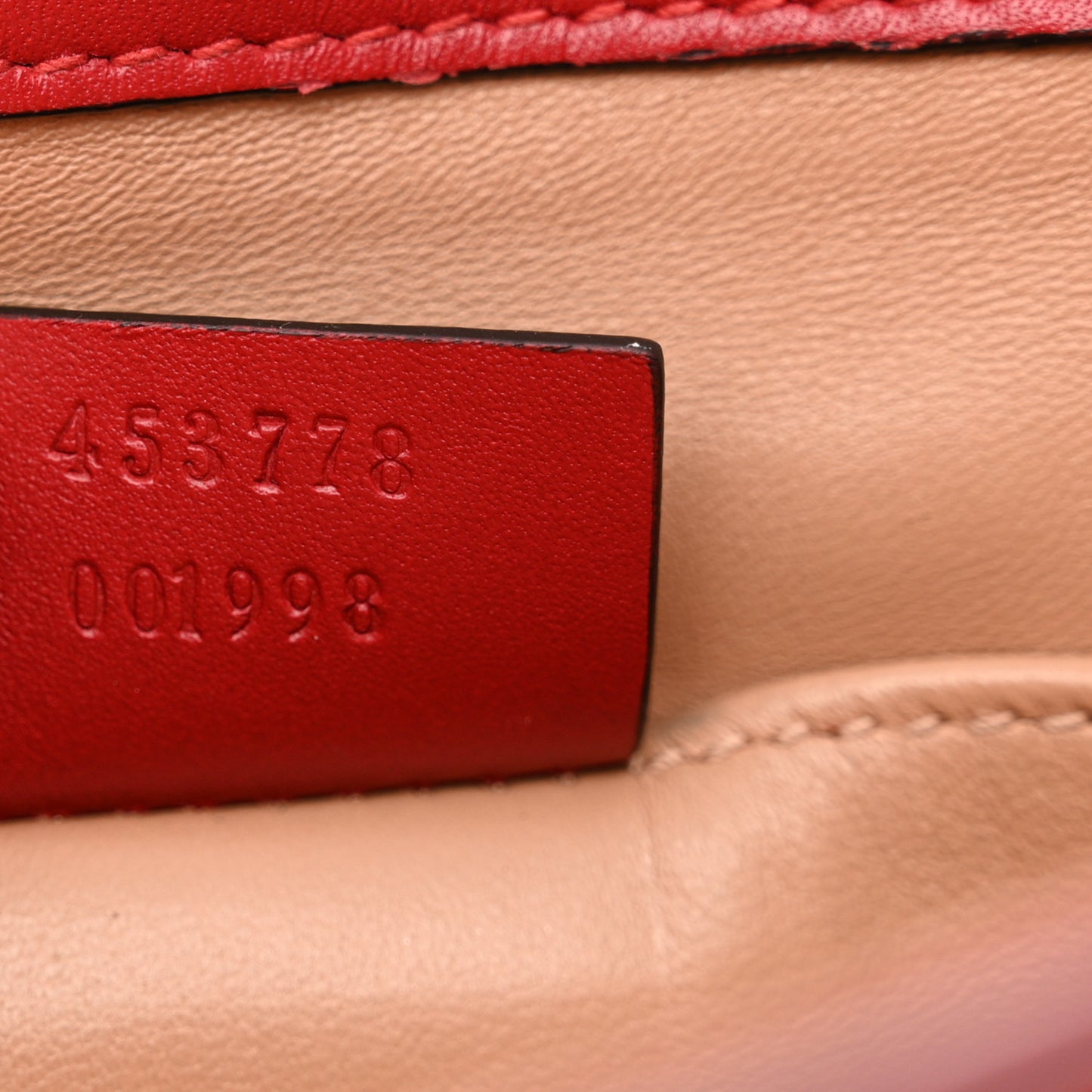 Nappa Pearl Studded Mini Queen Margaret Broadway Shoulder Bag Hibiscus Red