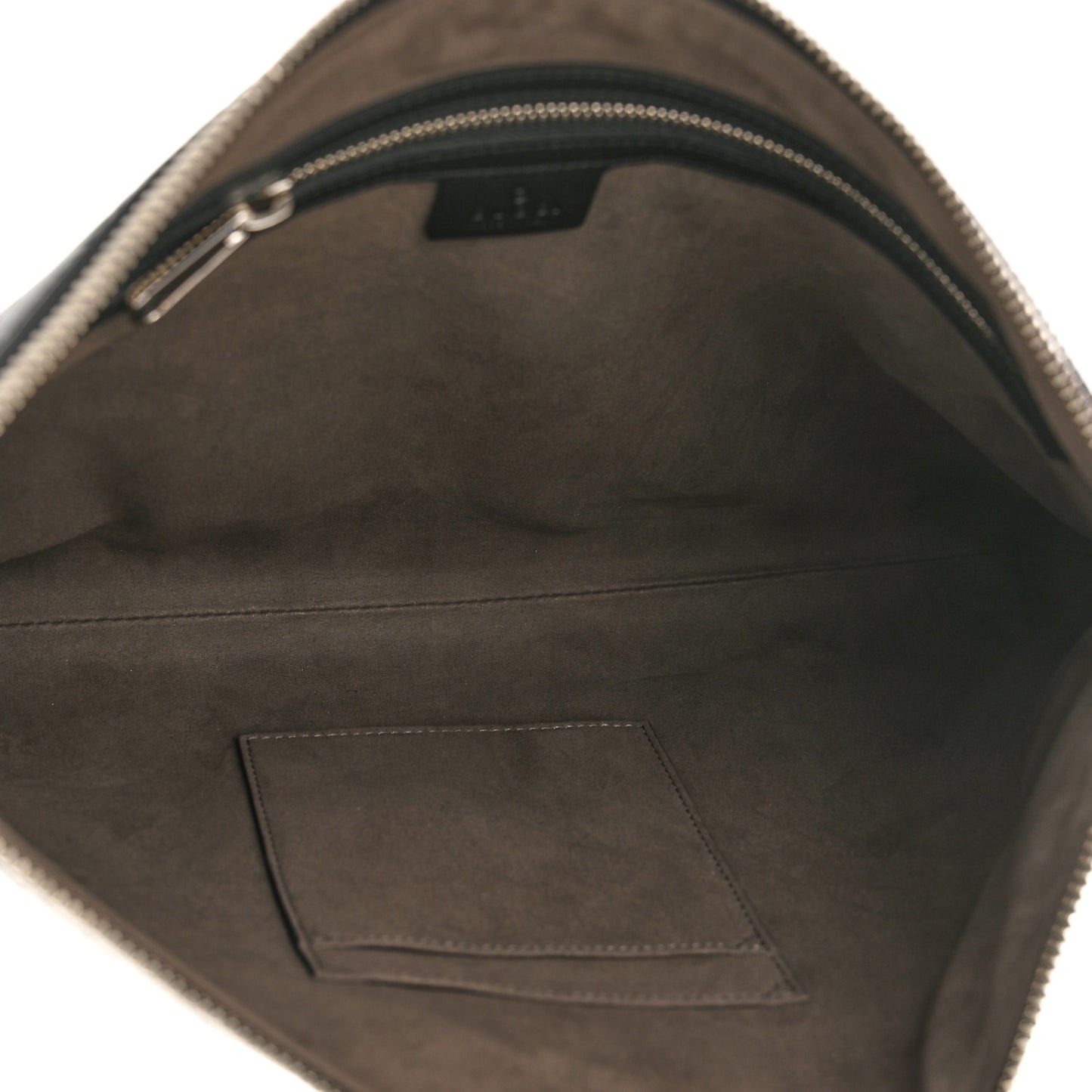 Guccissima Medium Flat Messenger Bag Black