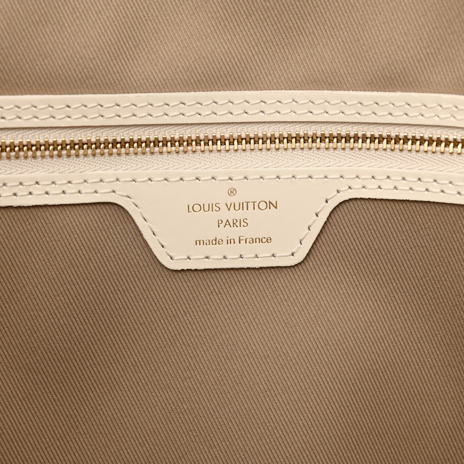 Louis Vuitton Cotton Monogram Embroidered Neverfull MM Beige White 7 of 10