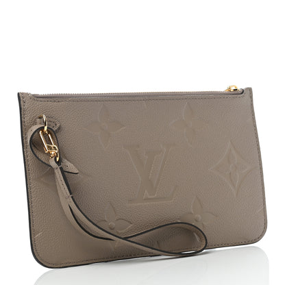 Louis Vuitton Empreinte Monogram Giant Neverfull MM Pochette Tourterelle 3 of 6