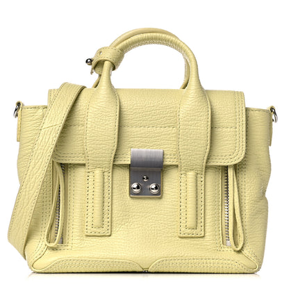 3.1 Phillip Lim Textured Calfskin Mini Pashli Satchel Citron 1 of 20