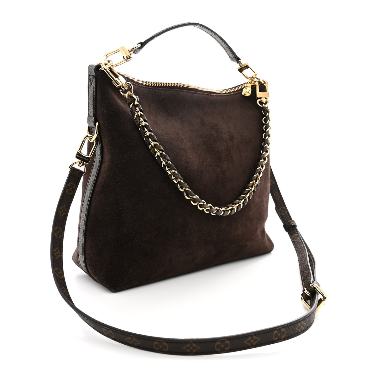 Louis Vuitton Suede Multipass Mahogany 3 of 10