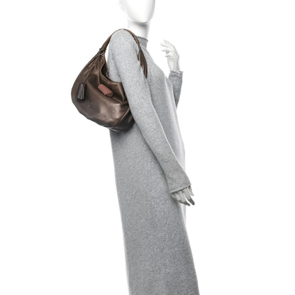 Loewe Metallic Nappa Hobo Bronze 2 of 9