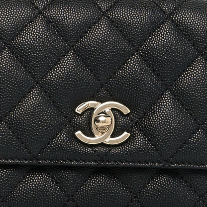 Chanel Caviar Quilted Extra Mini Coco Handle Flap Black 8 of 13