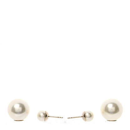 Christian Dior Pearl Mise En Dior Tribal Earrings Gold 3 of 5