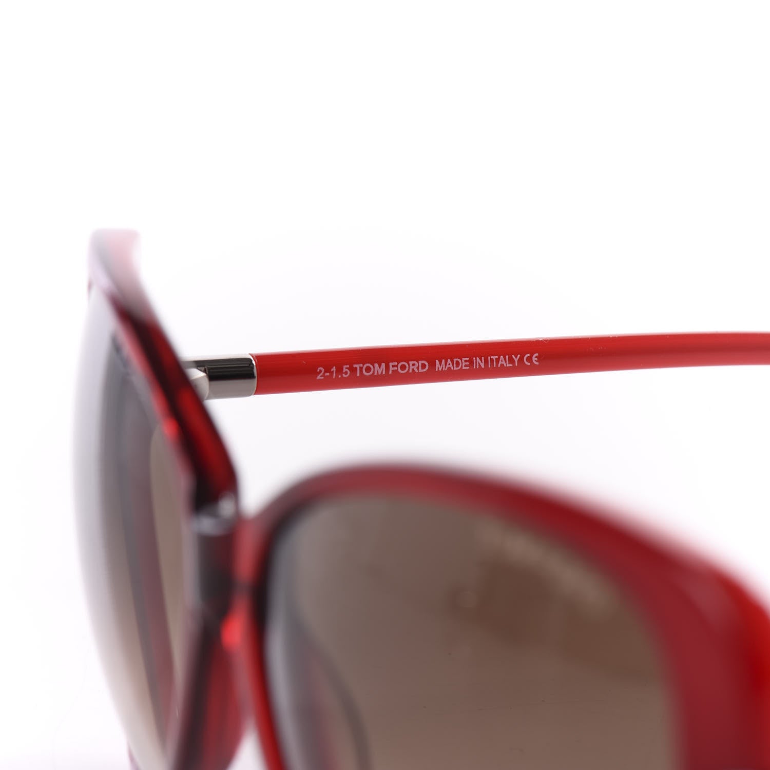 Tom Ford Linda Butterfly Sunglasses TF324 Red 7 of 8