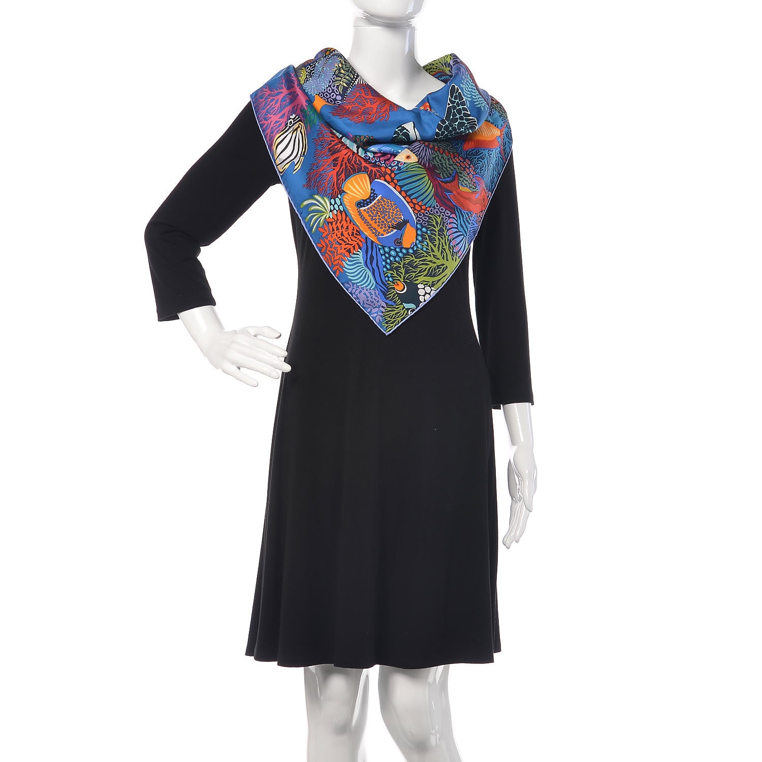 Hermes Silk Under The Waves Scarf 90 2 of 6