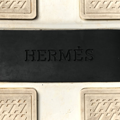 Hermes Technical Knit Suede Heros Sneakers 40 Black 9 of 15
