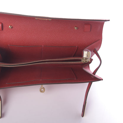 Hermes Epsom Kelly Wallet To Go Rouge Casaque 5 of 8