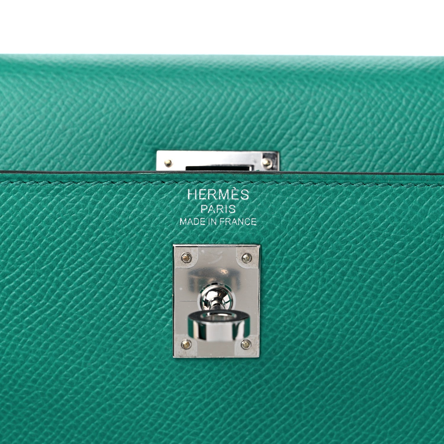 Hermes Epsom Kelly Sellier 25 Vert Jade 6 of 10