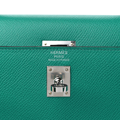 Hermes Epsom Kelly Sellier 25 Vert Jade 6 of 10