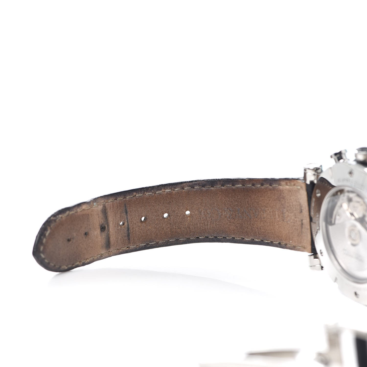 Tiffany Stainless Steel Alligator 42mm Atlas Chronograph Automatic Watch 6 of 8