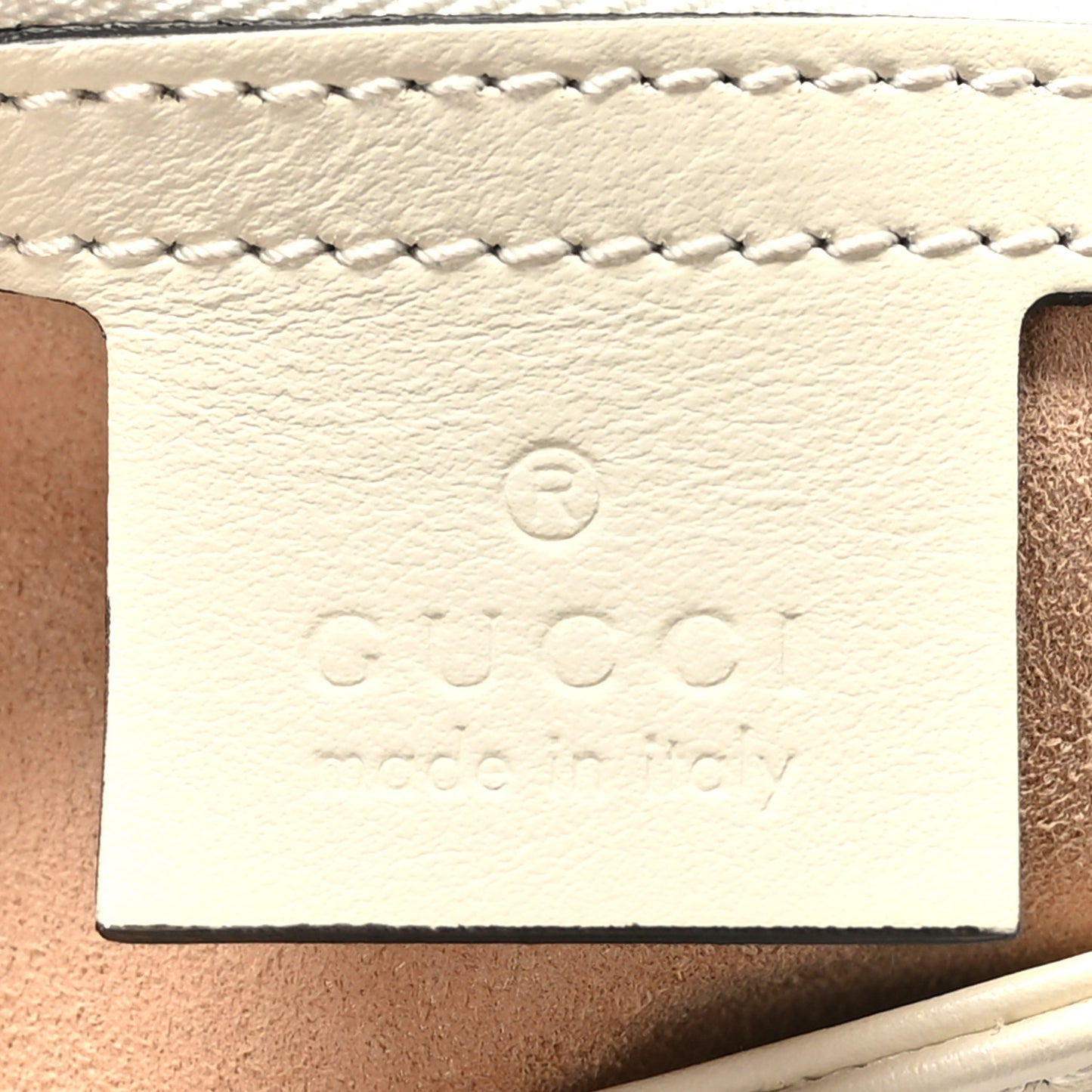Calfskin Matelasse Small GG Marmont Shoulder Bag White