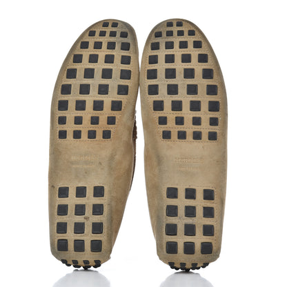 Hermes Suede Mens Irving Moccasin Loafers 43 Ecorce 5 of 20