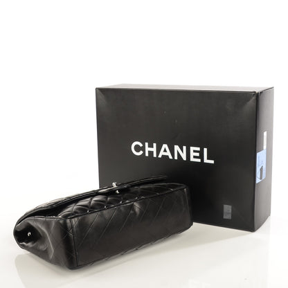 Chanel Lambskin Quilted Maxi Single Flap Black 4 of 8