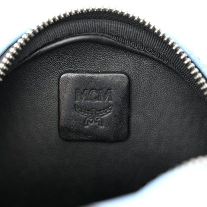 MCM Visetos Side Stud X-Mini Stark Bebe Boo Backpack Blue 7 of 12