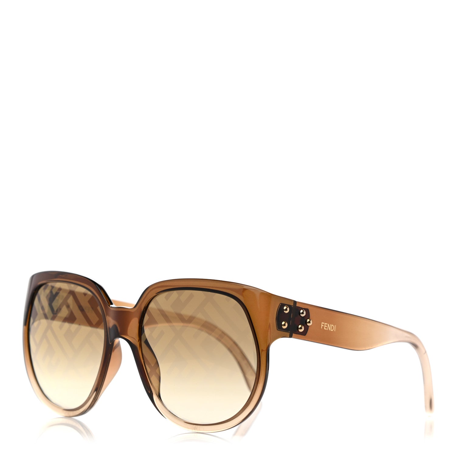 Fendi Acetate FF Sunglasses FF Brown 1 of 8