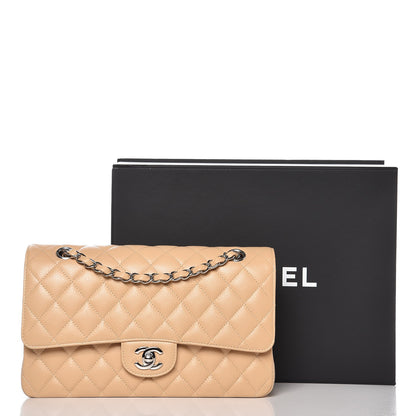 Chanel Caviar Quilted Medium Double Flap Beige Clair 9 of 9