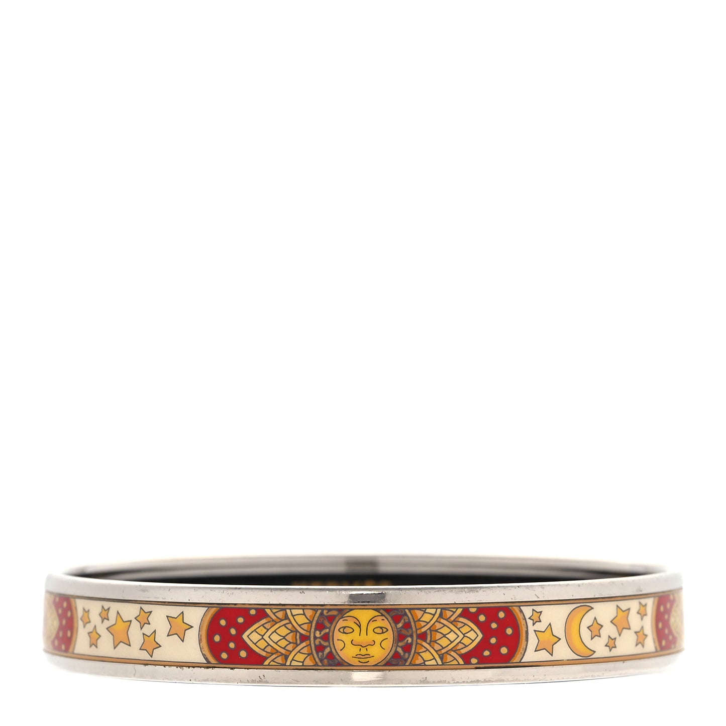 Enamel Printed Narrow Sun Moon Stars Bracelet 70