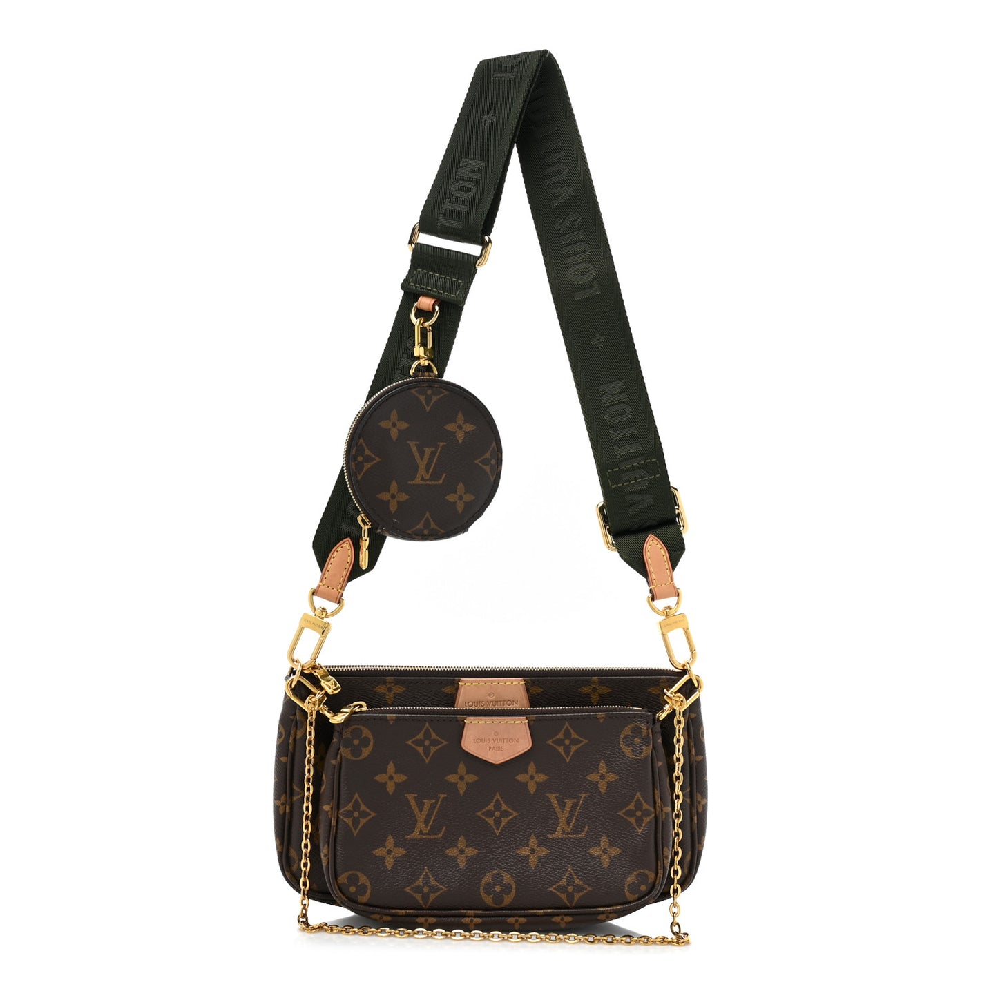 Monogram Multi Pochette Accessories Kaki