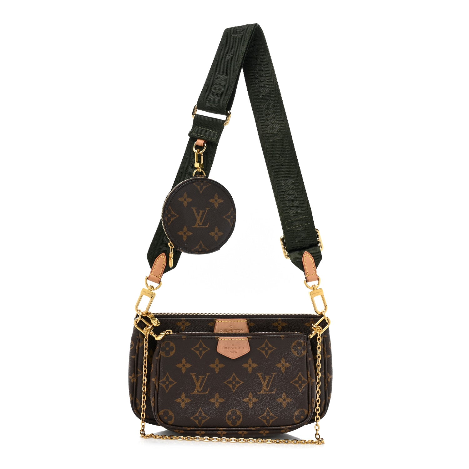 Louis Vuitton Monogram Multi Pochette Accessories Kaki 1 of 13