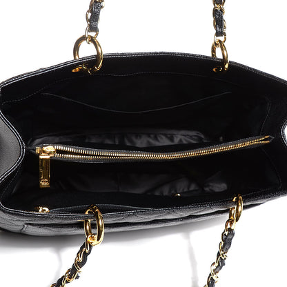 Chanel Caviar Quilted Grand Shopping Tote GST Black 5 of 7