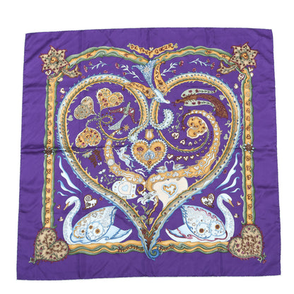 Hermes Silk De Tout Coeur Scarf 90 1 of 2