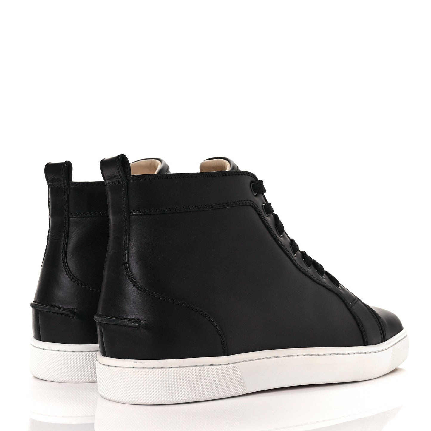 Calfskin Mens Louis Flat Sneakers 42.5 Black