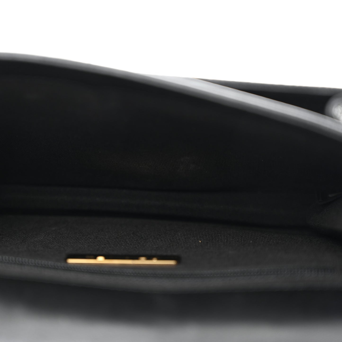 Calfskin Caviar Quilted Chain Handle Flap Black